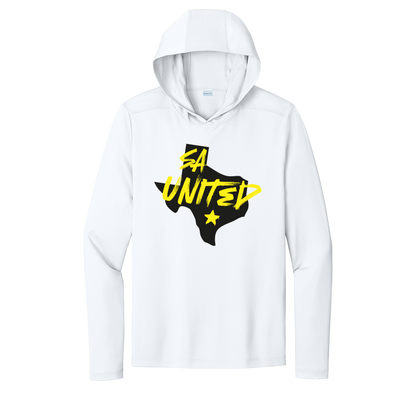 SA United 25 Longsleeve UV Hoodie - White