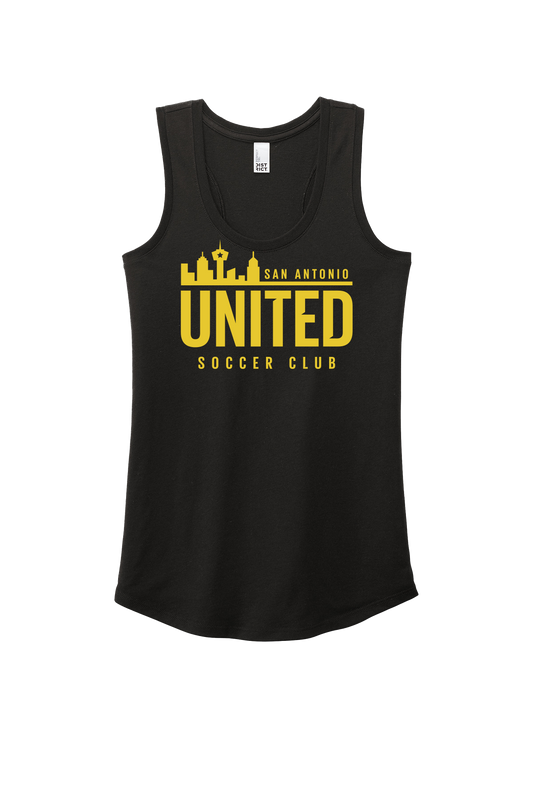 SA United 25 Racerback Tank - Black