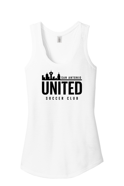 SA United 25 Racerback Tank - White