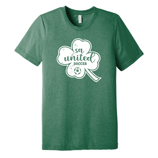 SA United 24 St Patty's Triblend Tee