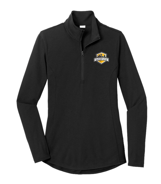 SA United Sport-Tek Ladies PosiCharge Tri-Blend Wicking 1/4-Zip Pullover